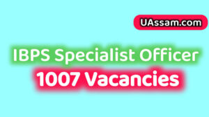 Read more about the article IBPS Specialist Officer Recruitment 2025: 1007 Vacancies, Eligibility, Fee & Application Process