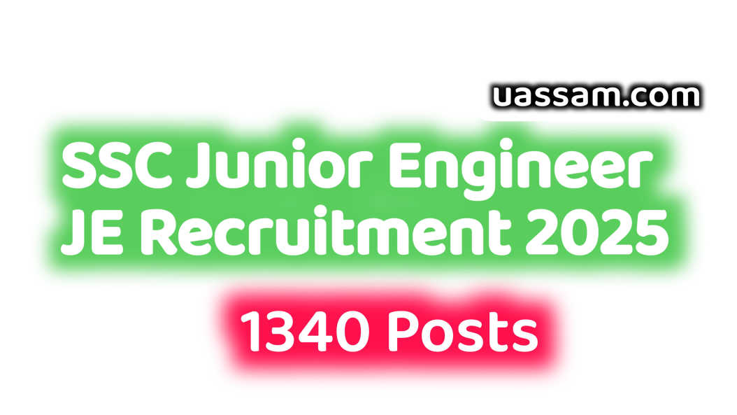 Read more about the article SSC Junior Engineer JE Recruitment 2025 – Apply Online for 1340 Posts